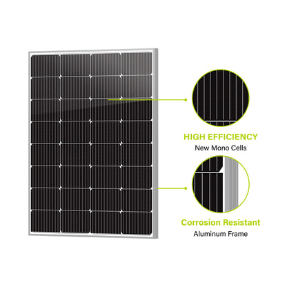 180W 12V Monocrystalline Solar Panel - Unaka Gear Co.