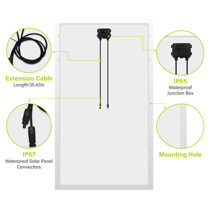 200W 12V Monocrystalline Solar Panel - Unaka Gear Co.