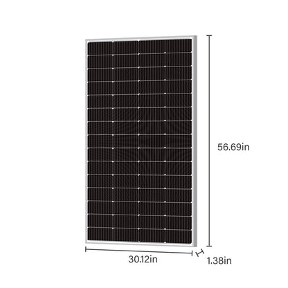 220W Monocrystalline 12V Solar Panel - Unaka Gear Co.