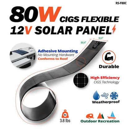 Rich Solar - 80W - CIGS Flexible Solar Panel