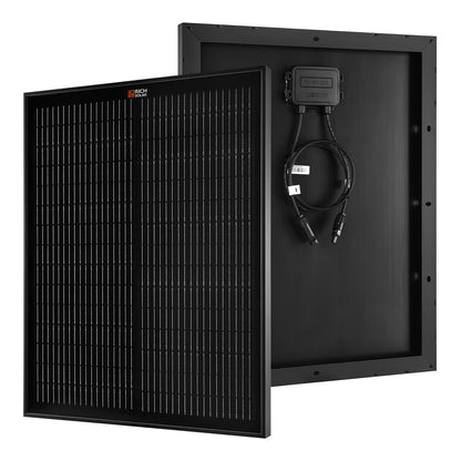 MEGA 50 | 50 Watt Solar Panel | Compact 12V Off-Grid Solar Panel for Boats, Vans, Trailers | 25-Year Output Warranty | UL Certified