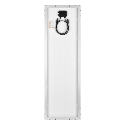 MEGA 100 SLIM | 100 Watt Slim Solar Panel | Compact 12V Off-Grid Narrow Solar Panel for Vans, Overlanders, Boats | 25-Year Output Warranty | UL Certified - Unaka Gear Co.