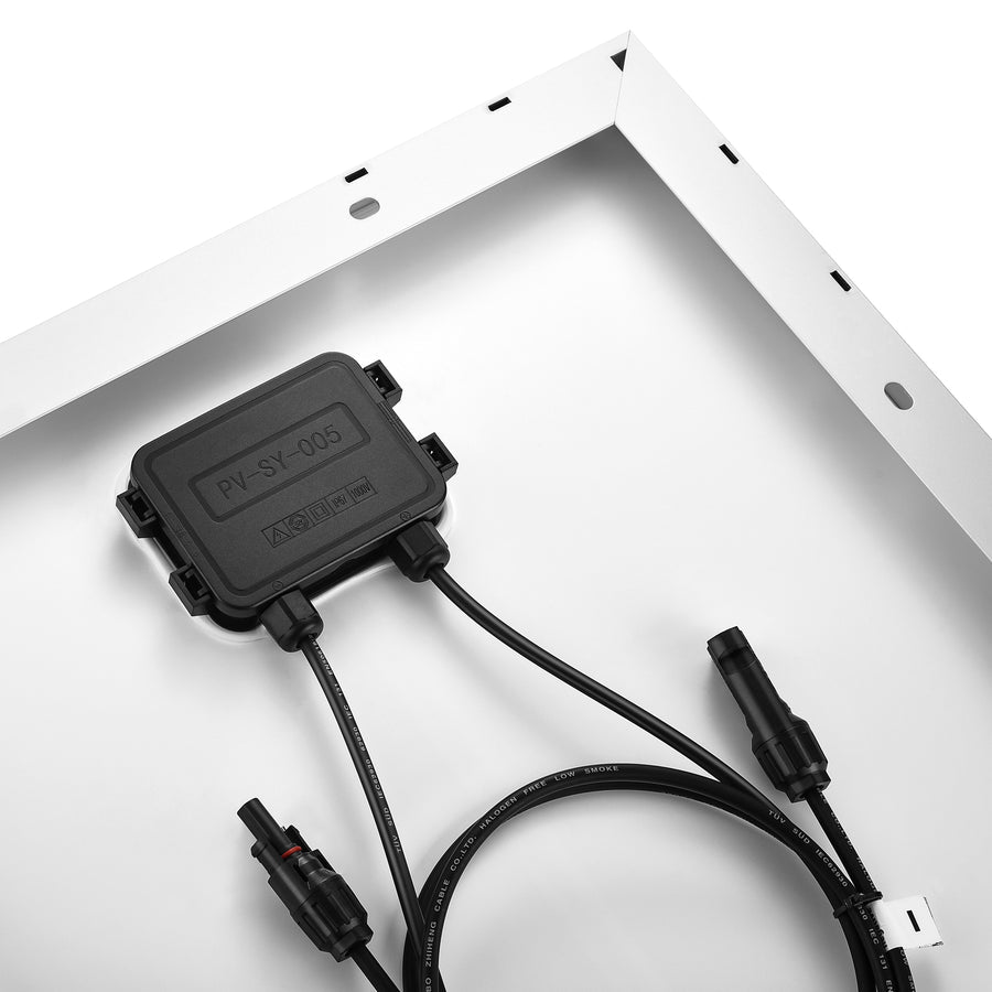 MEGA 100 SLIM | 100 Watt Slim Solar Panel | Compact 12V Off-Grid Narrow Solar Panel for Vans, Overlanders, Boats | 25-Year Output Warranty | UL Certified - Unaka Gear Co.