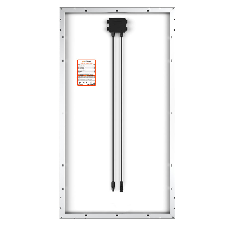 MEGA 100 | 100 Watt Solar Panel | Premier 12V Off-Grid Solar Panel for Vans, Campers, Boats | 25-Year Output Warranty | UL Certified - Unaka Gear Co.
