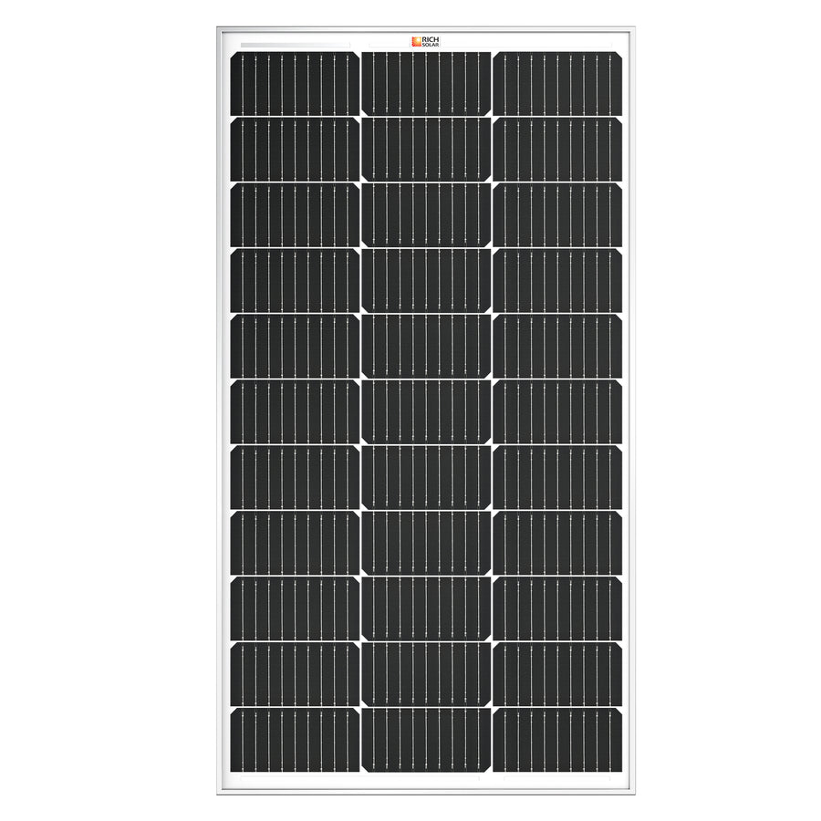 MEGA 100 | 100 Watt Solar Panel | Premier 12V Off-Grid Solar Panel for Vans, Campers, Boats | 25-Year Output Warranty | UL Certified - Unaka Gear Co.