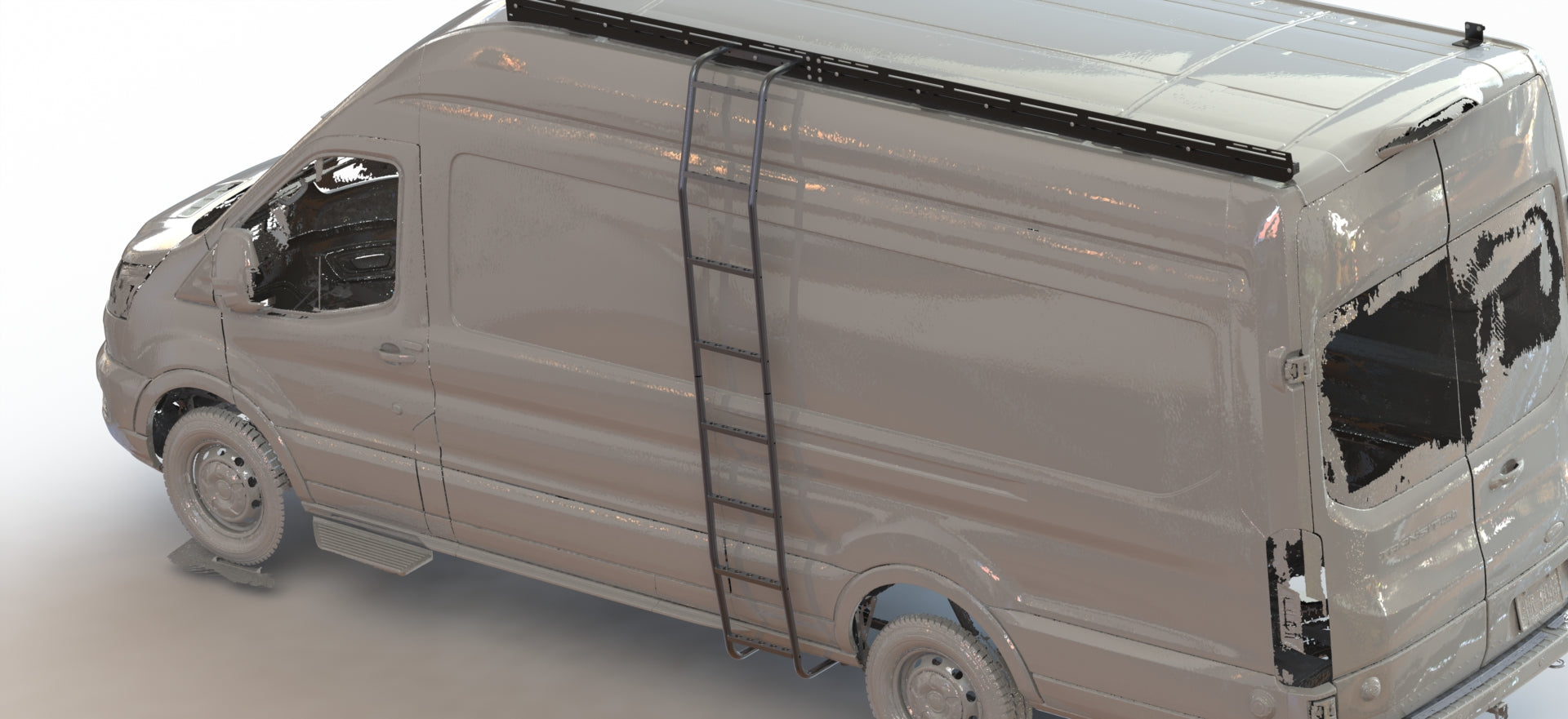 TRANSIT SIDE MOUNT LADDER - HIGH ROOF