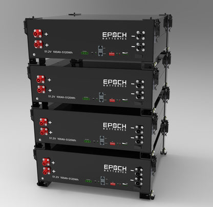 Epoch - 48V 100Ah 5.12kWh - Self-Heating Server Rack Lithium Battery
