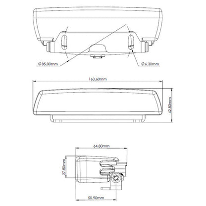 TYRI VL4 400, 12-80V, DIFFUSE LENS, BRACKET MOUNT