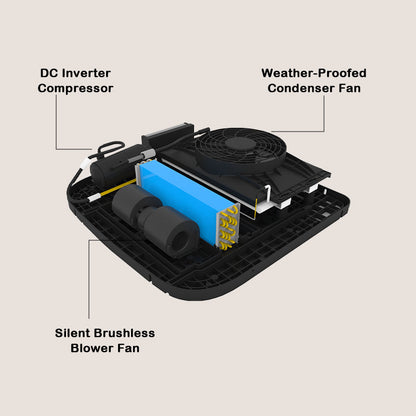 VELIT 2000R - 12V/24V/48V - ROOFTOP AIR CONDITIONER