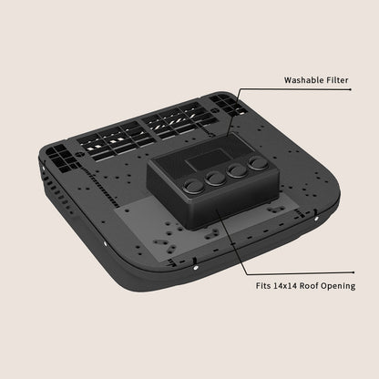 VELIT 2000R - 12V/24V/48V - ROOFTOP AIR CONDITIONER