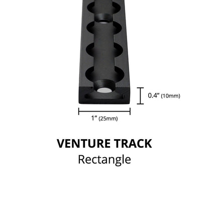 RECTANGLE VENTURE L-TRACK - 2 PACK