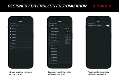 D-Switch 8-Channel Switch Panel - Unaka Gear Co.