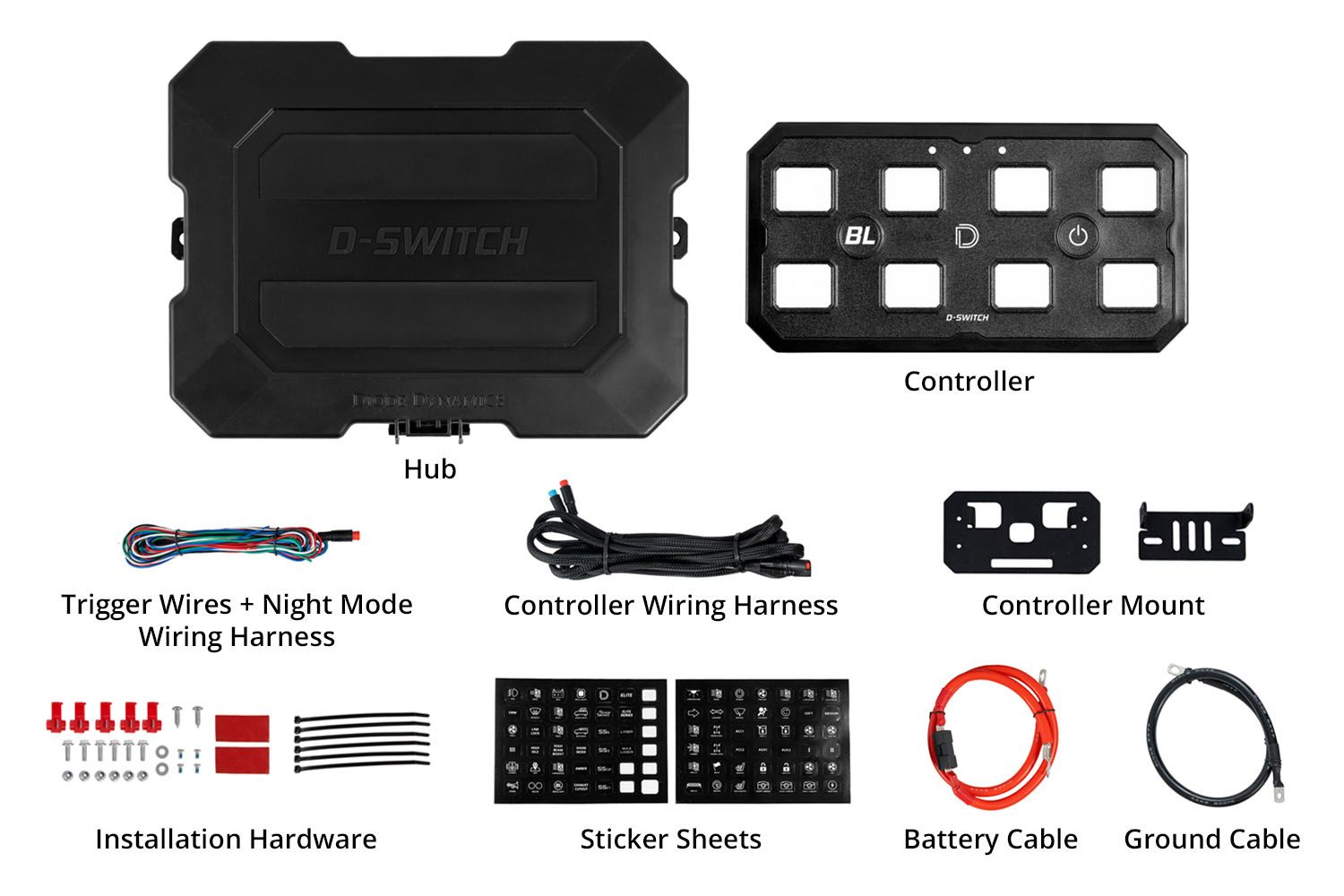 D-Switch 8-Channel Switch Panel - Unaka Gear Co.