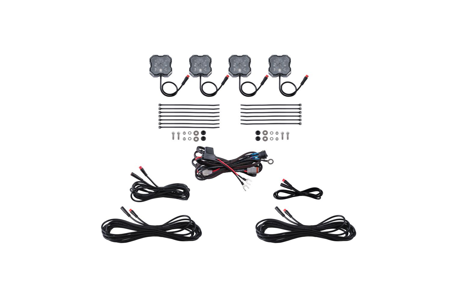 Stage Series RGBW LED Rock Light Kit (4-pack) - Unaka Gear Co.