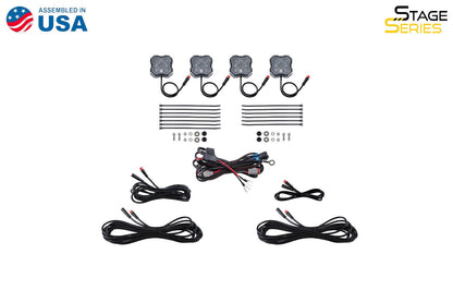 Stage Series RGBW LED Rock Light Kit (4-pack) - Unaka Gear Co.