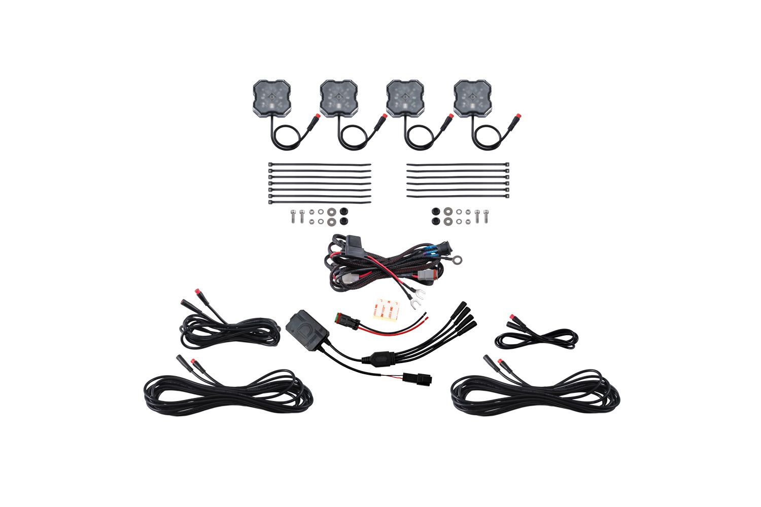 Stage Series RGBW LED Rock Light Kit (4-pack) - Unaka Gear Co.