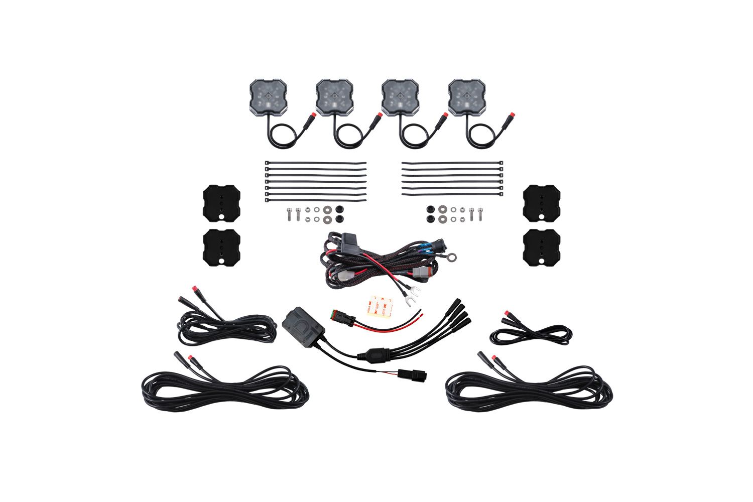 Stage Series RGBW LED Rock Light Kit (4-pack) - Unaka Gear Co.