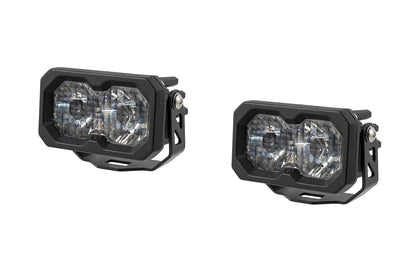 C2 2.0 SAE/DOT White Sport LED Pod (pair) - Unaka Gear Co.