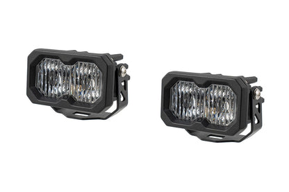 C2 2.0 SAE/DOT White Sport LED Pod (pair) - Unaka Gear Co.