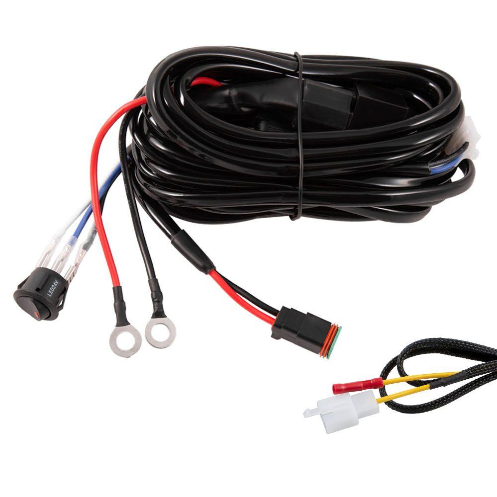 DIODE DYNAMICS HEAVY DUTY SINGLE OUTPUT 2-PIN OFFOAD WIRING HARNESS - Unaka Gear Co.