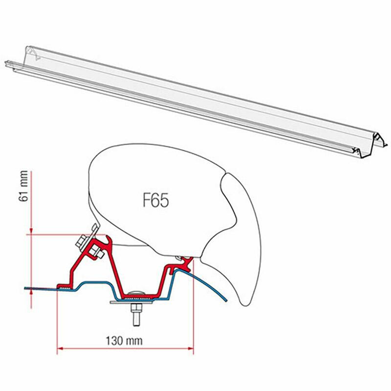 FIAMMA F65 EAGLE 319 AWNING BRACKET FOR 144″ MERCEDES SPRINTER VANS (98655Z029) - Unaka Gear Co.