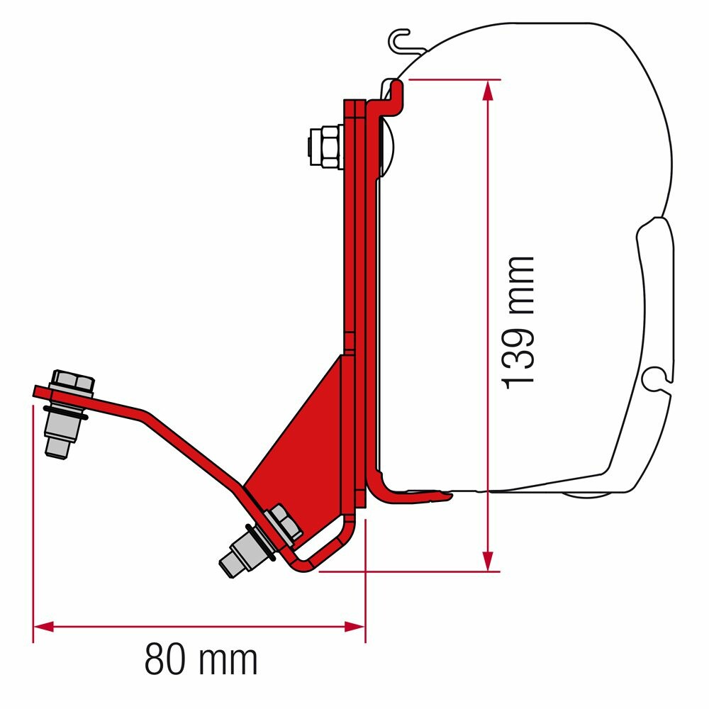 FIAMMA - KIT FIAT DUCATO H2 LIFT ROOF - 98655Z028 - Unaka Gear Co.