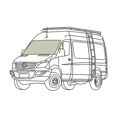 MERCEDES SPRINTER FRONT WINDSHIELD COVER - Unaka Gear Co.