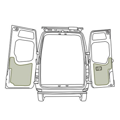 MERCEDES SPRINTER STORAGE PANELS - Unaka Gear Co.