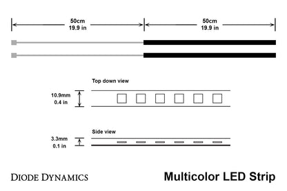 RGBW Multicolor Flexible 5050 SMD LED Strip - Unaka Gear Co.