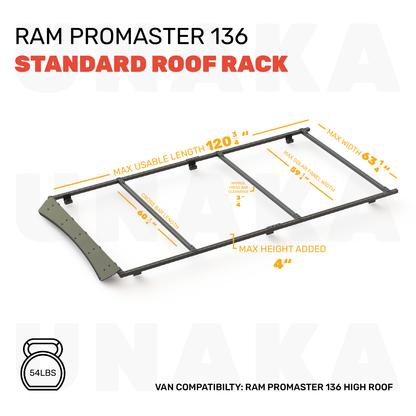 RAM PROMASTER ROOF RACK - Unaka Gear Co.