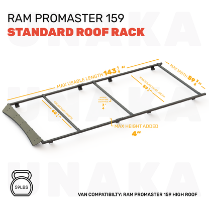 RAM PROMASTER ROOF RACK - Unaka Gear Co.