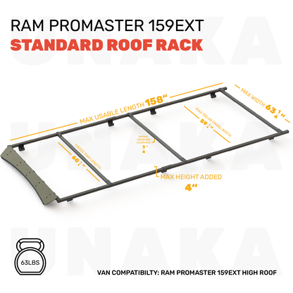 RAM PROMASTER ROOF RACK - Unaka Gear Co.