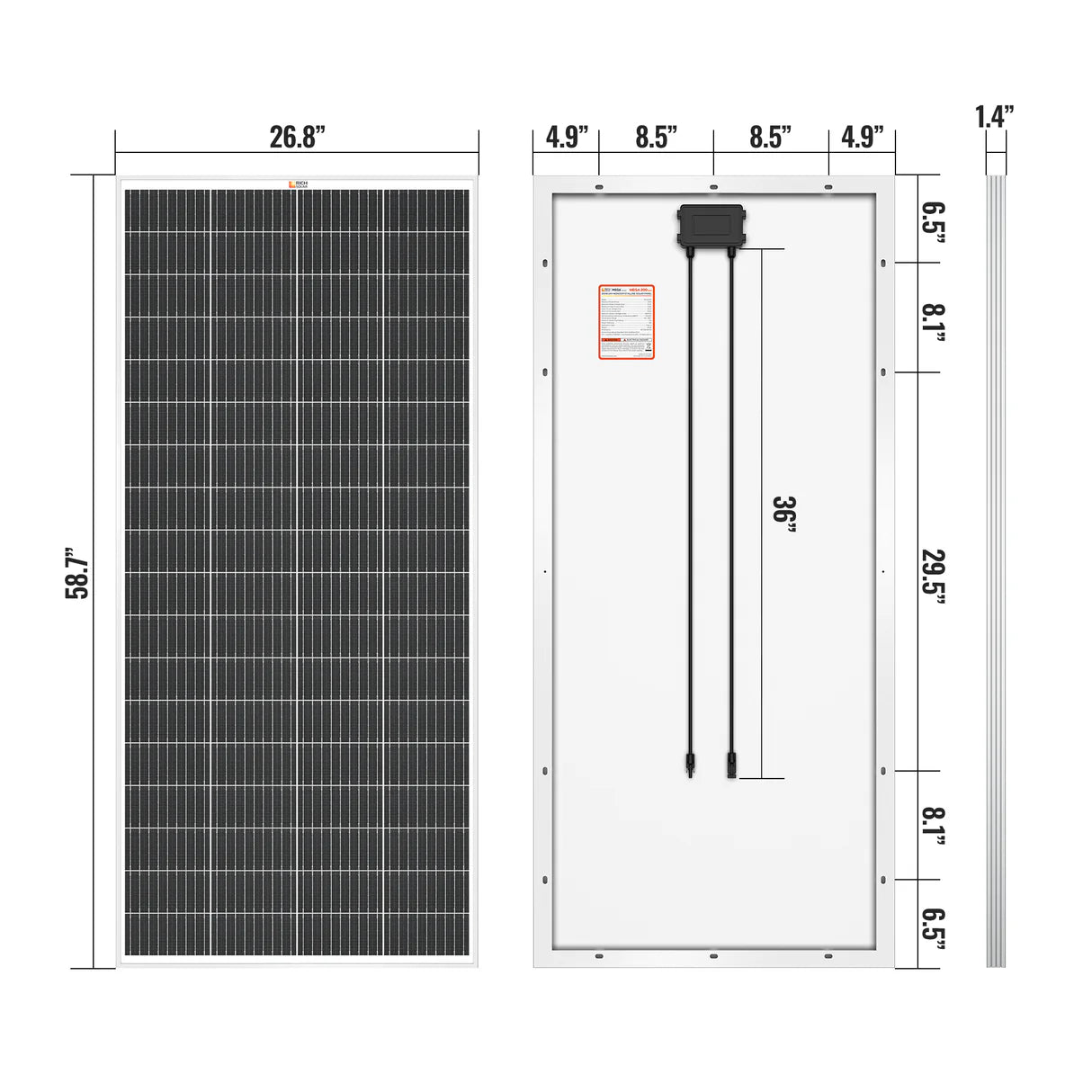 RICH SOLAR - SOLAR PANELS - Unaka Gear Co.