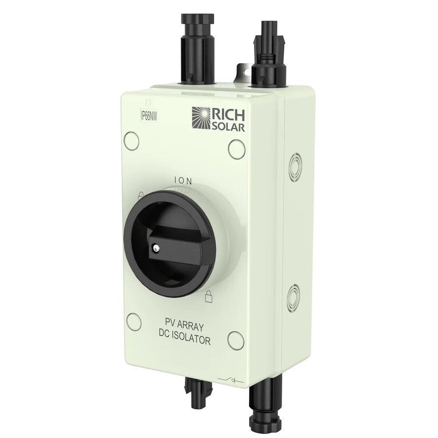 RICH SOLAR - SOLAR PV DC QUICK DISCONNECT SWITCH RS-I2 - Unaka Gear Co.