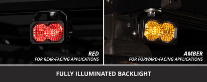 C2 2.0 SAE/DOT White Sport LED Pod (pair) - Unaka Gear Co.