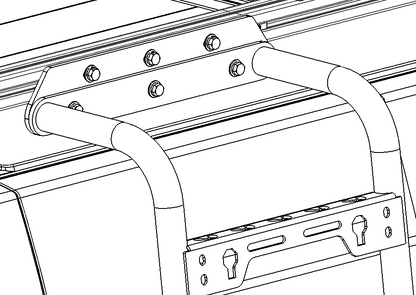 Transit Standard Roof Rack Ladder Adapter