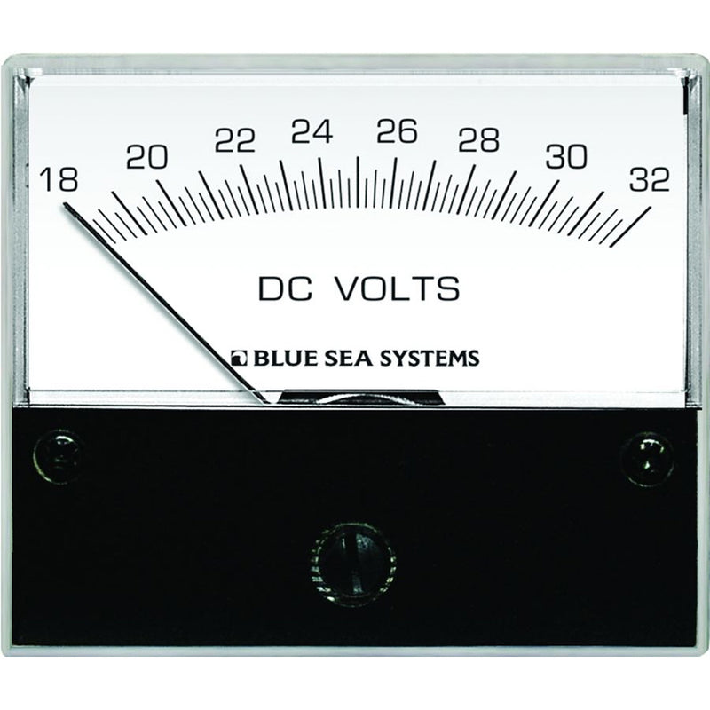 Load image into Gallery viewer, Blue Sea 8240 DC Analog Voltmeter - 2-3/4&quot; Face, 18-32 Volts DC [8240]
