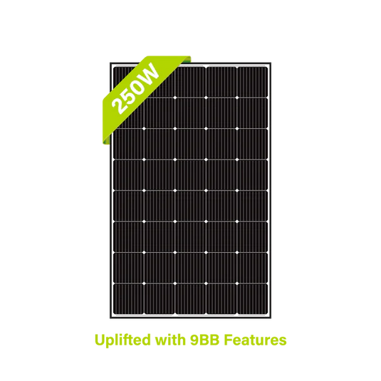 Newpowa - 250W Monocrystalline Solar Panel 12V