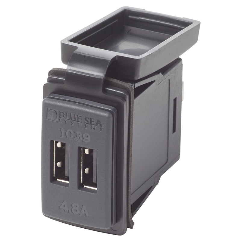 Load image into Gallery viewer, Blue Sea Dual USB Charger - 24V Contura Mount [1039]
