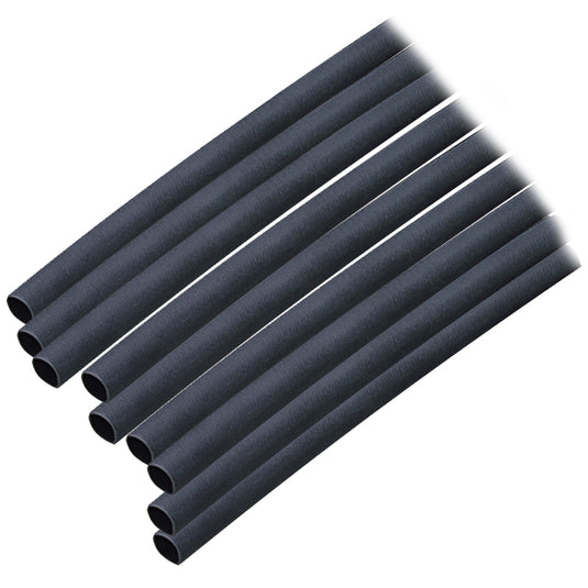 Ancor Adhesive Lined Heat Shrink Tubing (ALT) - 3/16" x 6" - 10-Pack - Black [302106]