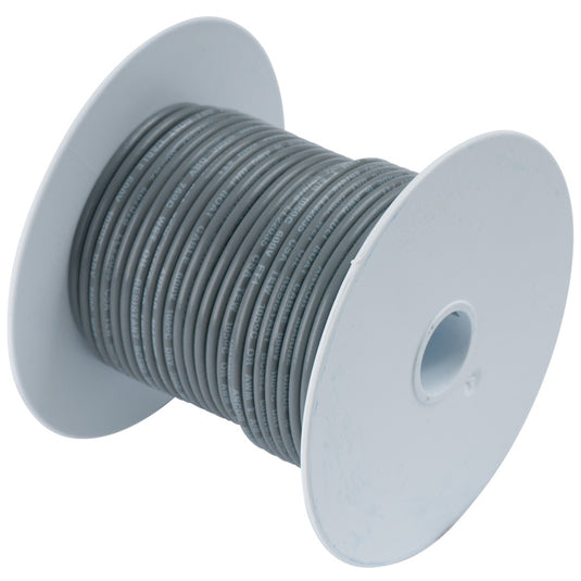 Ancor Grey 18 AWG Tinned Copper Wire - 35' [180403]