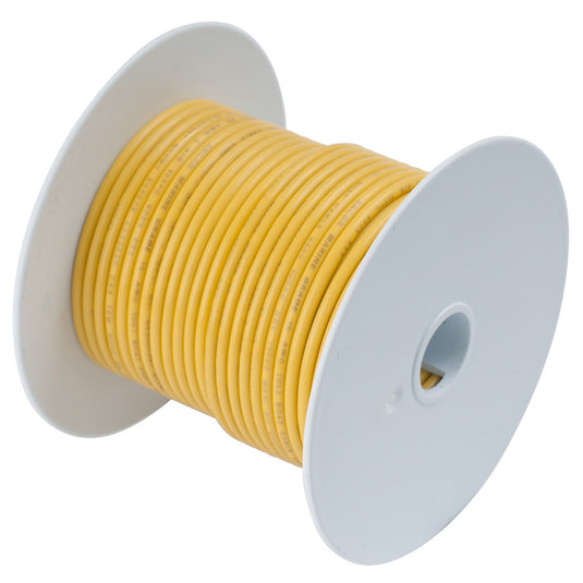 Ancor Yellow 18 AWG Tinned Copper Wire - 35' [181003]