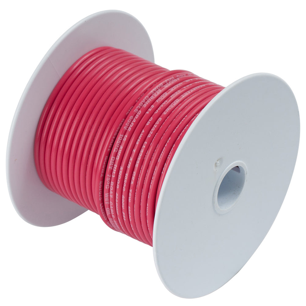 Ancor Red 12 AWG Tinned Copper Wire - 25' [106802]