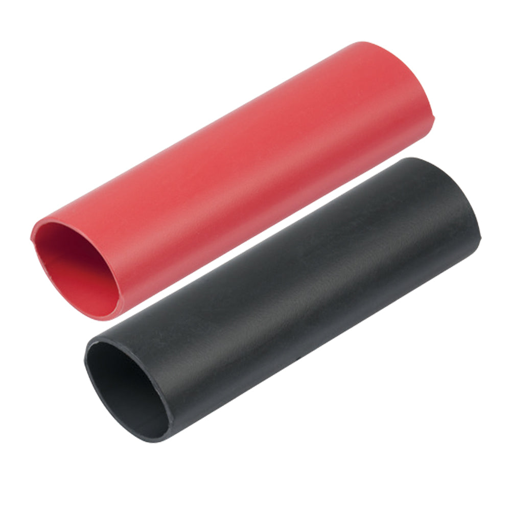 Ancor Heavy Wall Heat Shrink Tubing - 3/4" x 3" - 2-Pack - Black/Red [326202]