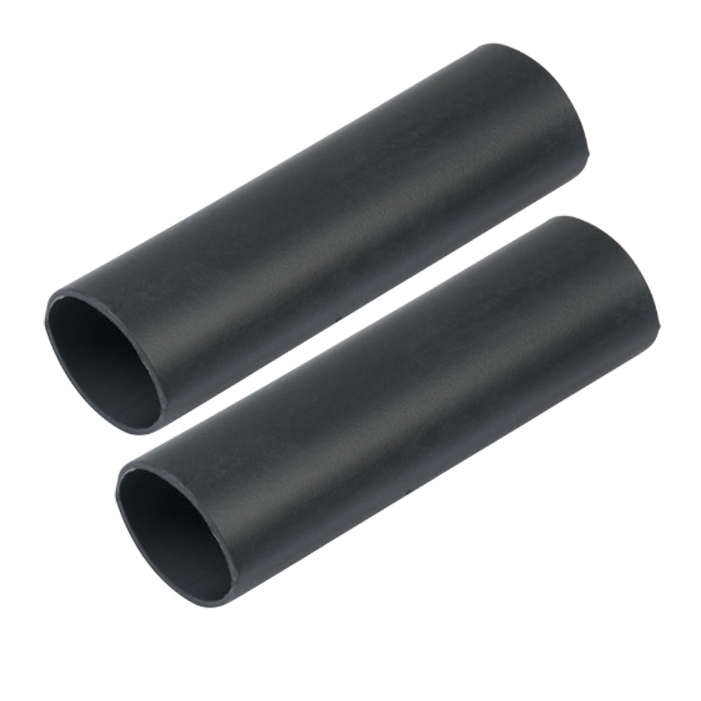 Ancor Heavy Wall Heat Shrink Tubing - 1" x 12" - 2-Pack - Black [327124]