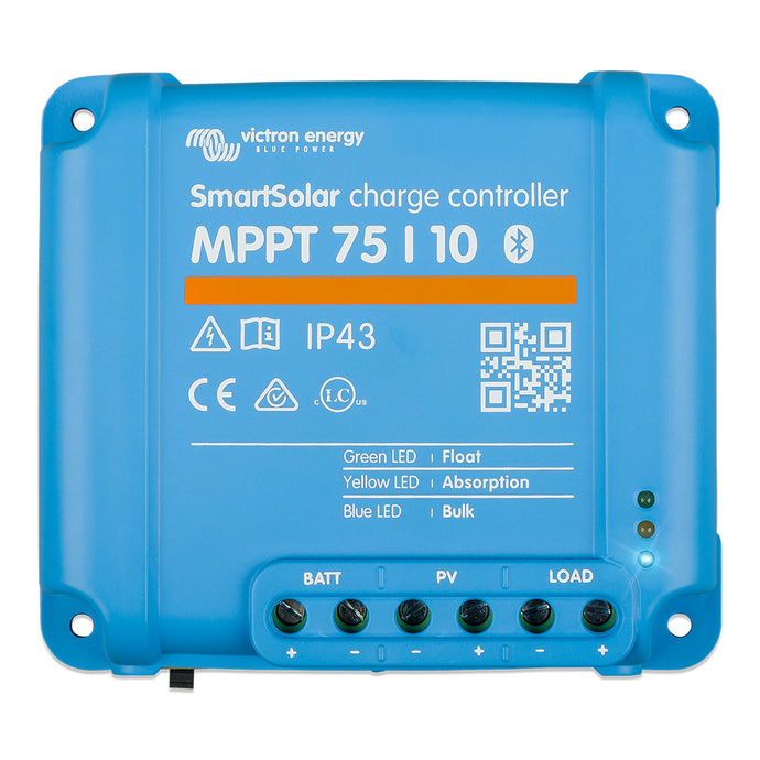 Victron SmartSolar MPPT Solar Charge Controller - 75V - 10Amp - UL Approved [SCC075010060R]