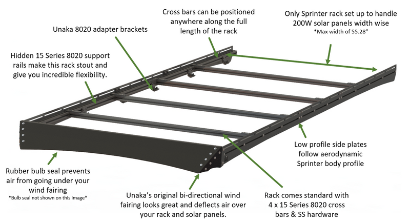 Load image into Gallery viewer, Sprinter Roof Rack - HSLD - 170 High Roof
