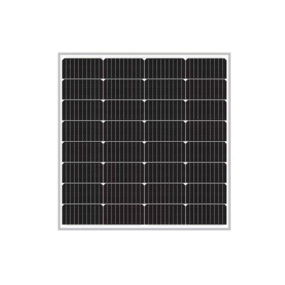 Newpowa - 100W Compact Monocrystalline Solar Panel 12V